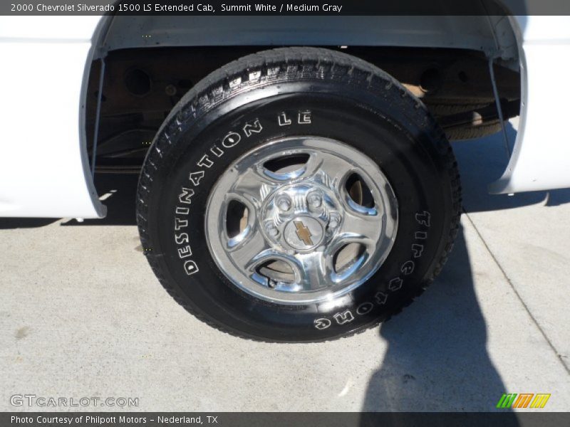 Summit White / Medium Gray 2000 Chevrolet Silverado 1500 LS Extended Cab