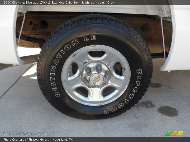 Summit White / Medium Gray 2000 Chevrolet Silverado 1500 LS Extended Cab