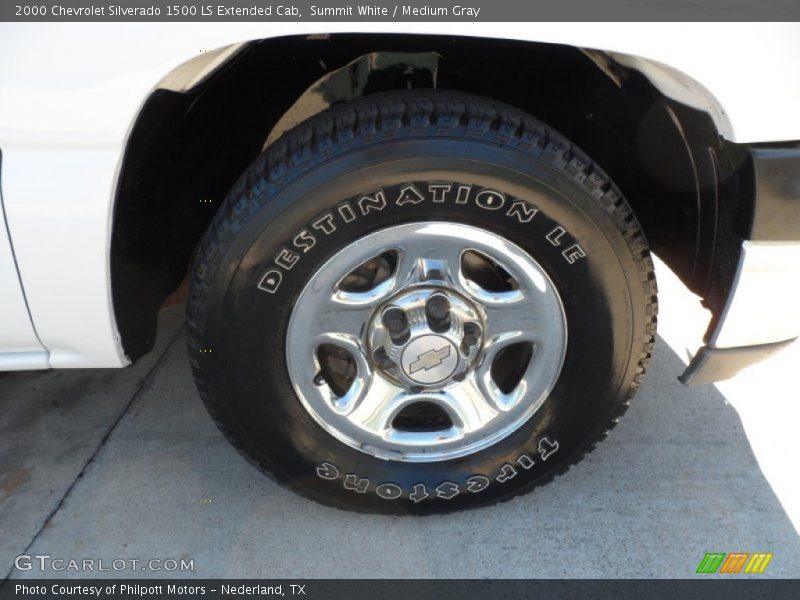 Summit White / Medium Gray 2000 Chevrolet Silverado 1500 LS Extended Cab