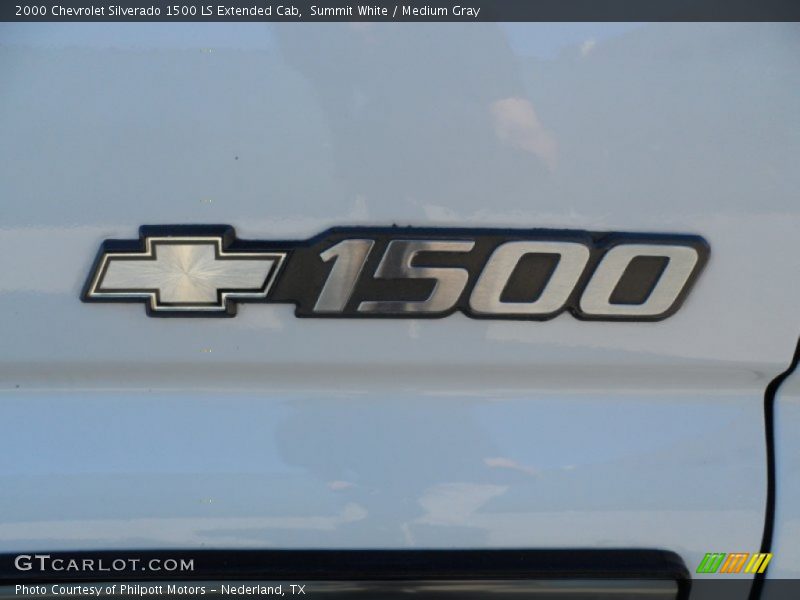 Summit White / Medium Gray 2000 Chevrolet Silverado 1500 LS Extended Cab