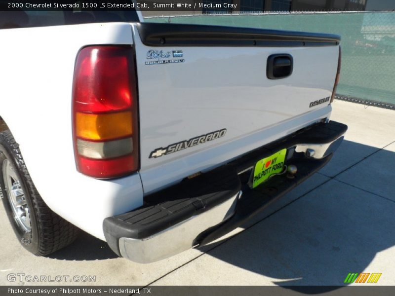 Summit White / Medium Gray 2000 Chevrolet Silverado 1500 LS Extended Cab