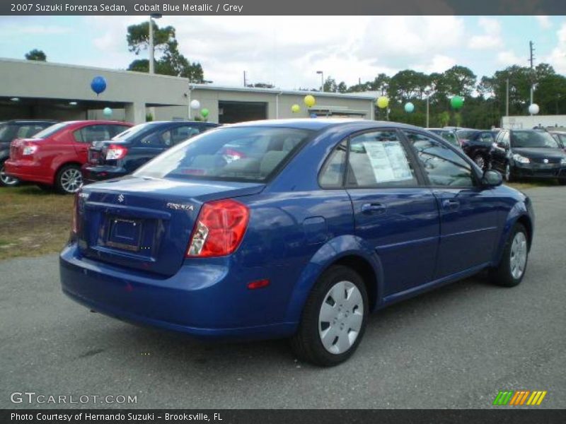 Cobalt Blue Metallic / Grey 2007 Suzuki Forenza Sedan