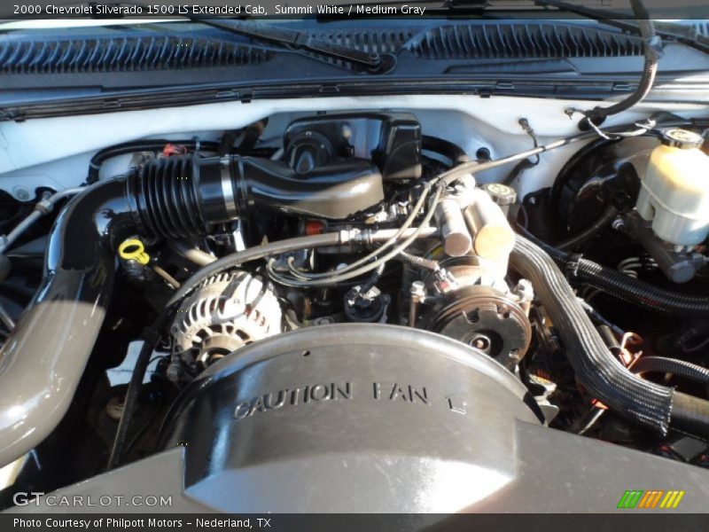Summit White / Medium Gray 2000 Chevrolet Silverado 1500 LS Extended Cab