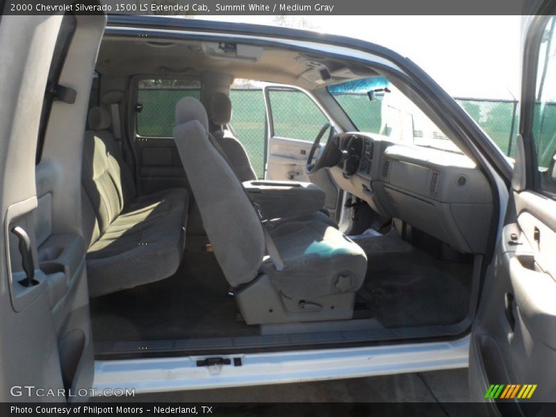Summit White / Medium Gray 2000 Chevrolet Silverado 1500 LS Extended Cab
