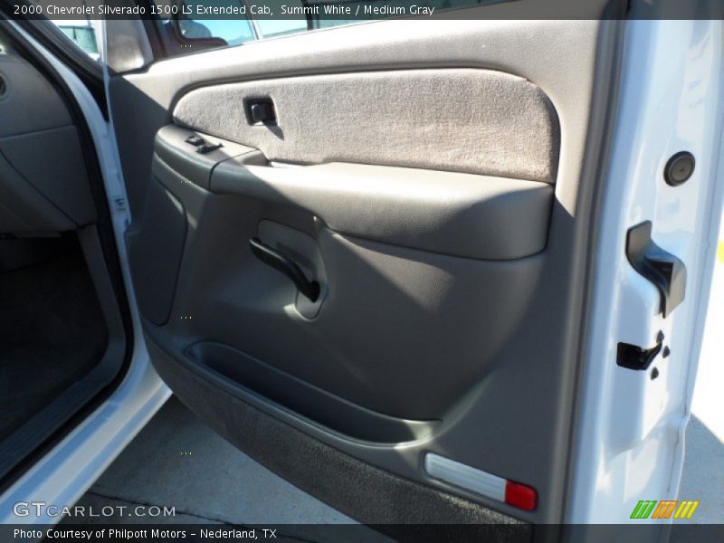 Summit White / Medium Gray 2000 Chevrolet Silverado 1500 LS Extended Cab