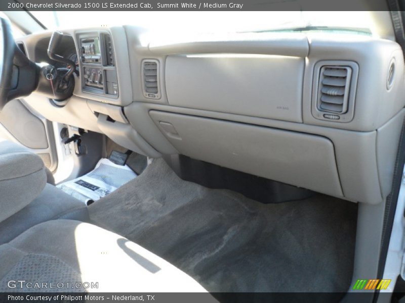 Summit White / Medium Gray 2000 Chevrolet Silverado 1500 LS Extended Cab