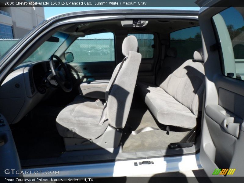 Summit White / Medium Gray 2000 Chevrolet Silverado 1500 LS Extended Cab