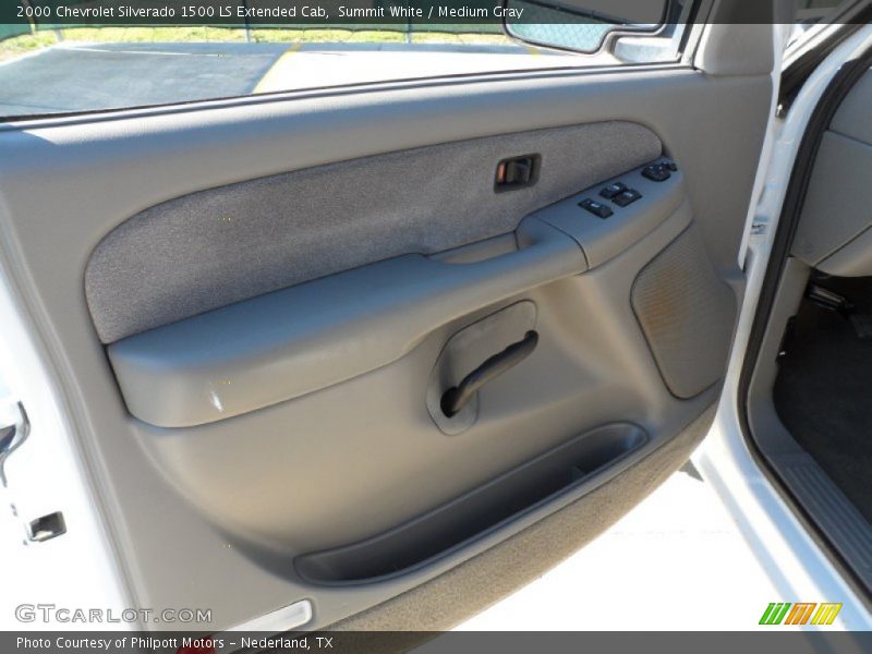 Summit White / Medium Gray 2000 Chevrolet Silverado 1500 LS Extended Cab