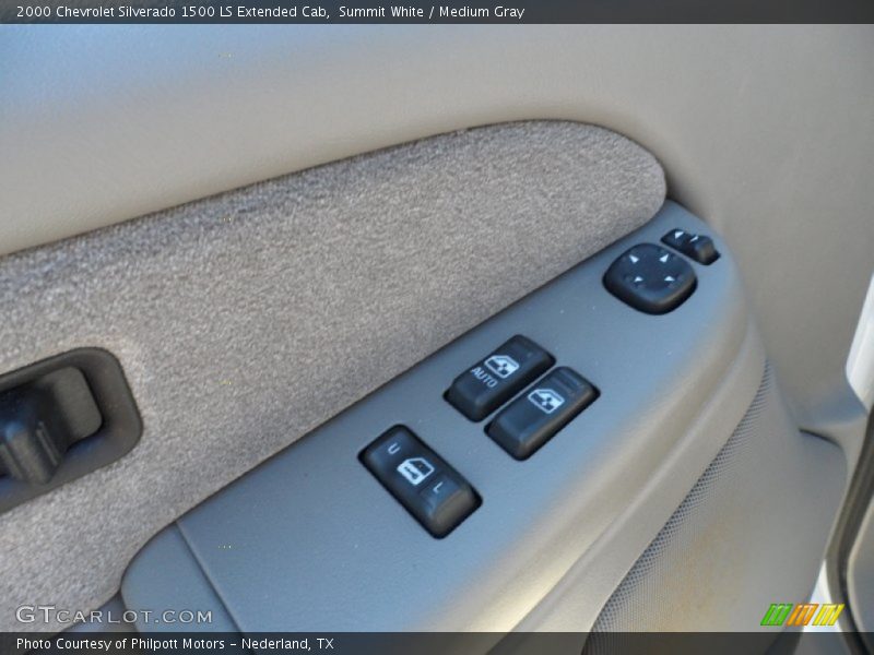 Summit White / Medium Gray 2000 Chevrolet Silverado 1500 LS Extended Cab