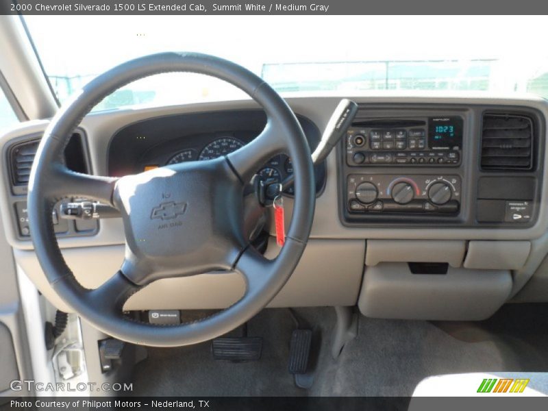 Summit White / Medium Gray 2000 Chevrolet Silverado 1500 LS Extended Cab