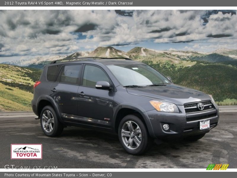 Magnetic Gray Metallic / Dark Charcoal 2012 Toyota RAV4 V6 Sport 4WD