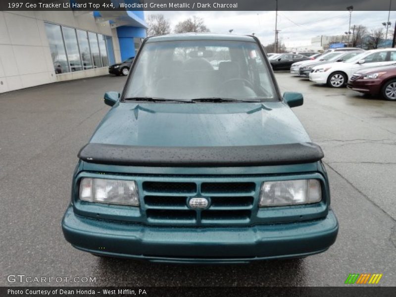 Woodland Green Metallic / Dark Charcoal 1997 Geo Tracker LSi Hard Top 4x4