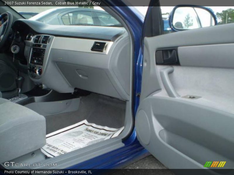 Cobalt Blue Metallic / Grey 2007 Suzuki Forenza Sedan