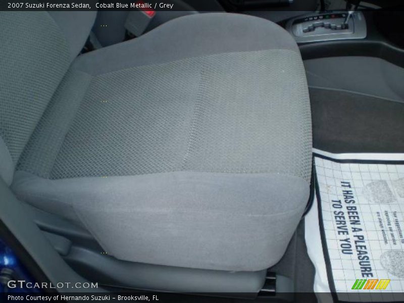 Cobalt Blue Metallic / Grey 2007 Suzuki Forenza Sedan