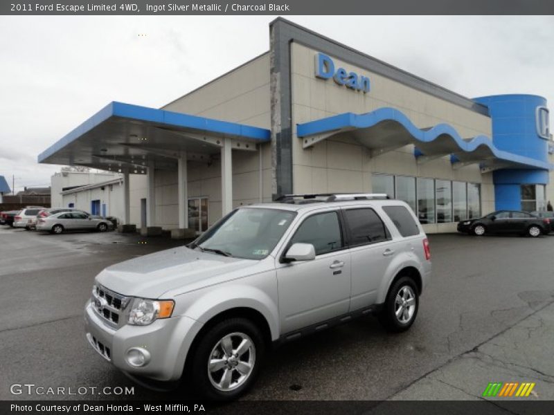 Ingot Silver Metallic / Charcoal Black 2011 Ford Escape Limited 4WD