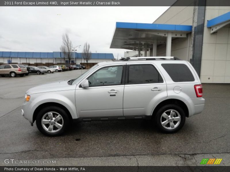 Ingot Silver Metallic / Charcoal Black 2011 Ford Escape Limited 4WD