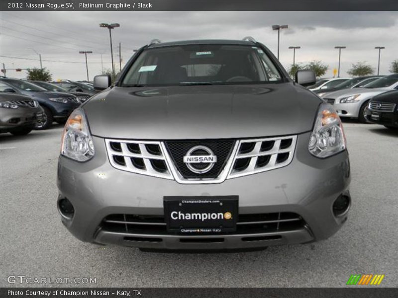 Platinum Graphite / Black 2012 Nissan Rogue SV