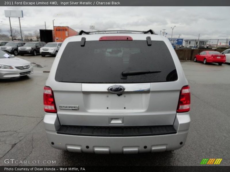 Ingot Silver Metallic / Charcoal Black 2011 Ford Escape Limited 4WD