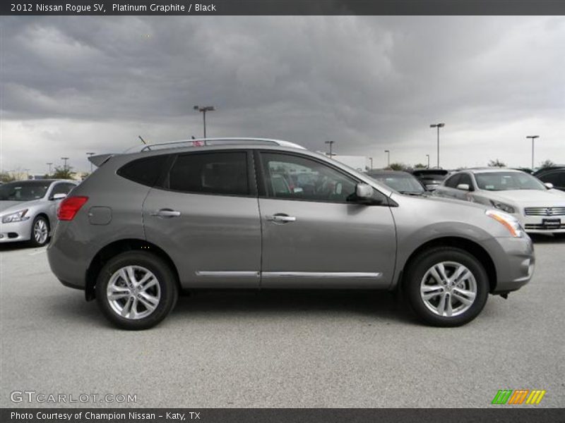 Platinum Graphite / Black 2012 Nissan Rogue SV