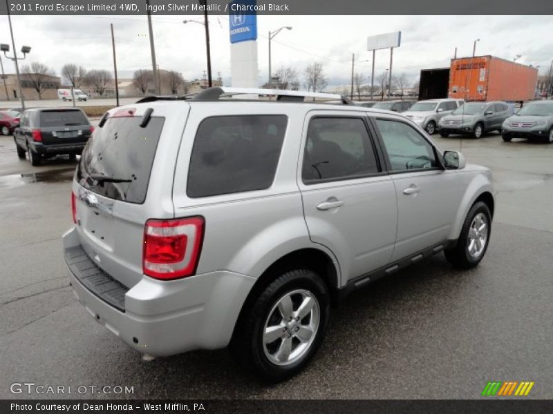 Ingot Silver Metallic / Charcoal Black 2011 Ford Escape Limited 4WD