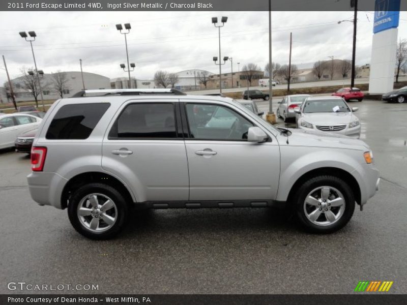 Ingot Silver Metallic / Charcoal Black 2011 Ford Escape Limited 4WD