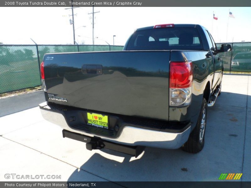 Timberland Green Mica / Graphite Gray 2008 Toyota Tundra Double Cab