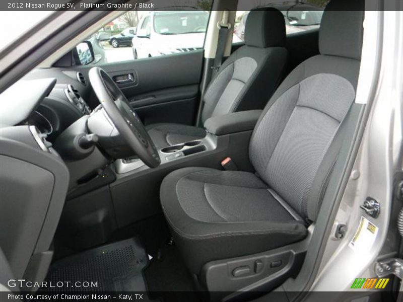 Platinum Graphite / Black 2012 Nissan Rogue SV