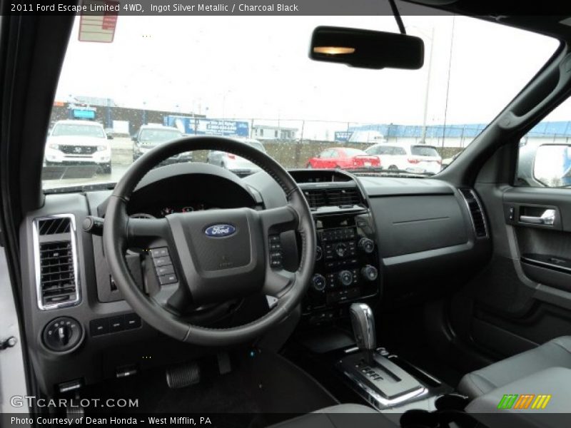 Ingot Silver Metallic / Charcoal Black 2011 Ford Escape Limited 4WD