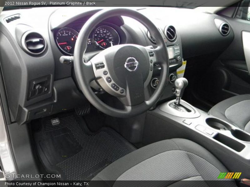 Platinum Graphite / Black 2012 Nissan Rogue SV