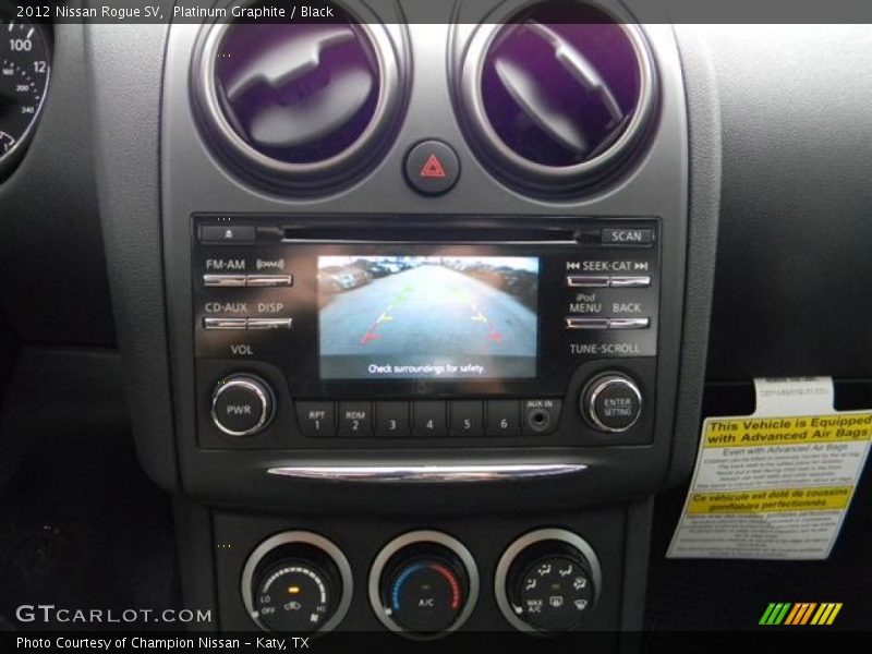 Platinum Graphite / Black 2012 Nissan Rogue SV