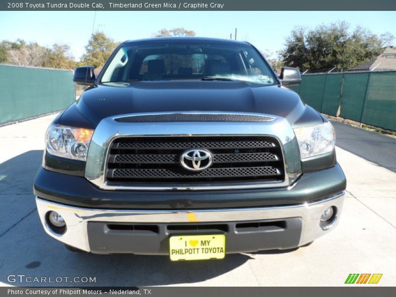 Timberland Green Mica / Graphite Gray 2008 Toyota Tundra Double Cab