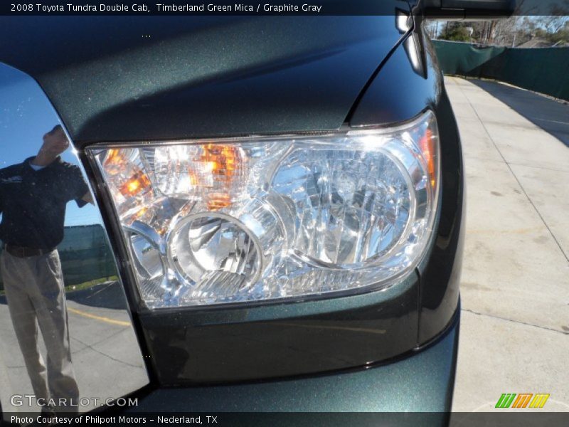 Timberland Green Mica / Graphite Gray 2008 Toyota Tundra Double Cab