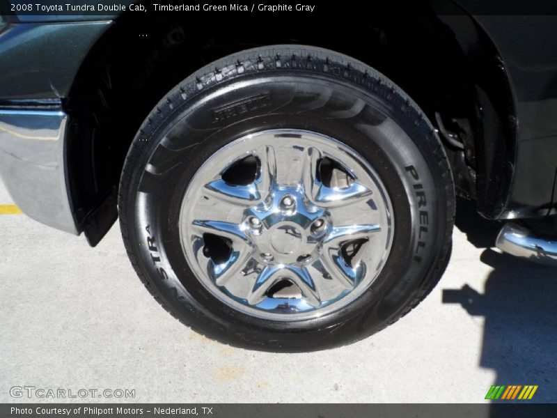 Timberland Green Mica / Graphite Gray 2008 Toyota Tundra Double Cab