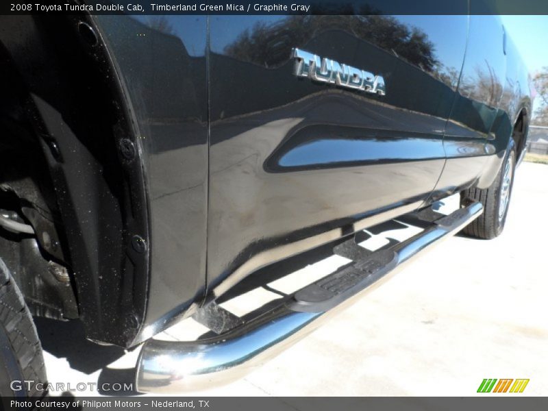 Timberland Green Mica / Graphite Gray 2008 Toyota Tundra Double Cab