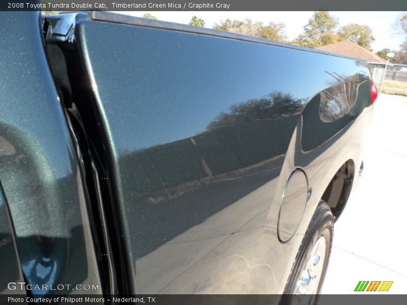 Timberland Green Mica / Graphite Gray 2008 Toyota Tundra Double Cab