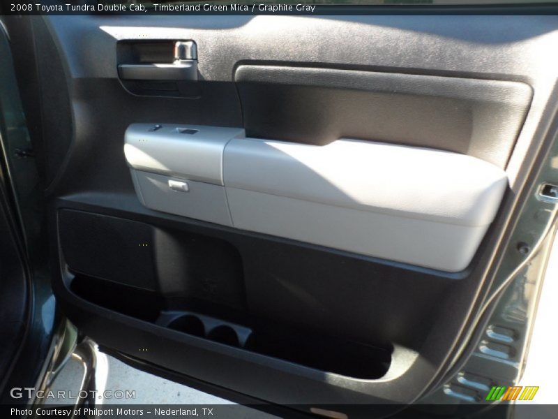 Timberland Green Mica / Graphite Gray 2008 Toyota Tundra Double Cab
