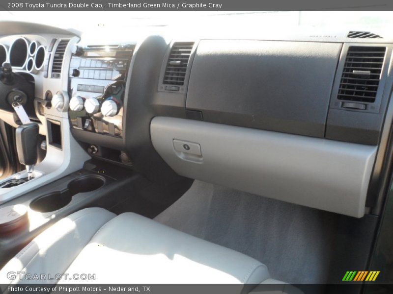 Timberland Green Mica / Graphite Gray 2008 Toyota Tundra Double Cab