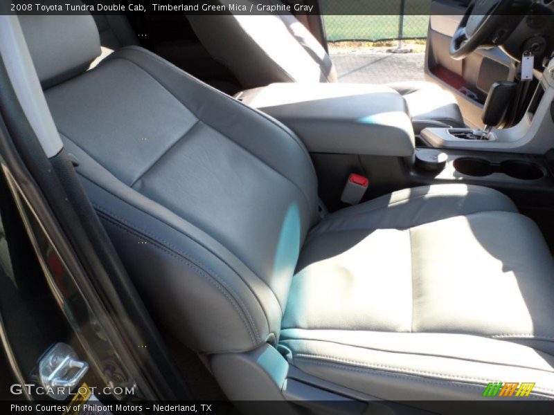 Timberland Green Mica / Graphite Gray 2008 Toyota Tundra Double Cab