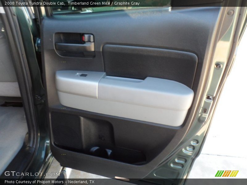 Timberland Green Mica / Graphite Gray 2008 Toyota Tundra Double Cab