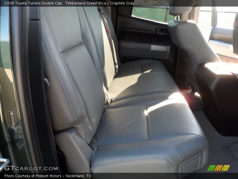 Timberland Green Mica / Graphite Gray 2008 Toyota Tundra Double Cab