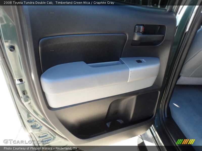 Timberland Green Mica / Graphite Gray 2008 Toyota Tundra Double Cab