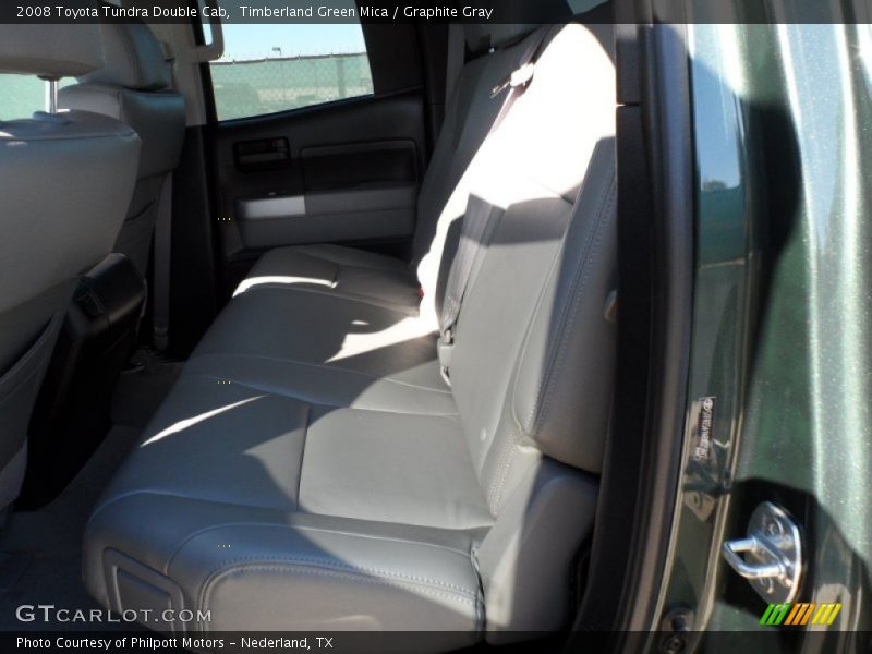 Timberland Green Mica / Graphite Gray 2008 Toyota Tundra Double Cab