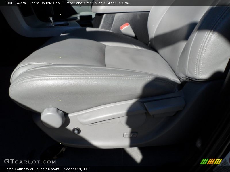 Timberland Green Mica / Graphite Gray 2008 Toyota Tundra Double Cab