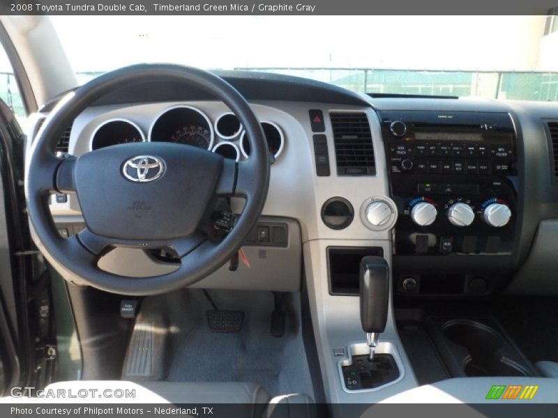 Timberland Green Mica / Graphite Gray 2008 Toyota Tundra Double Cab