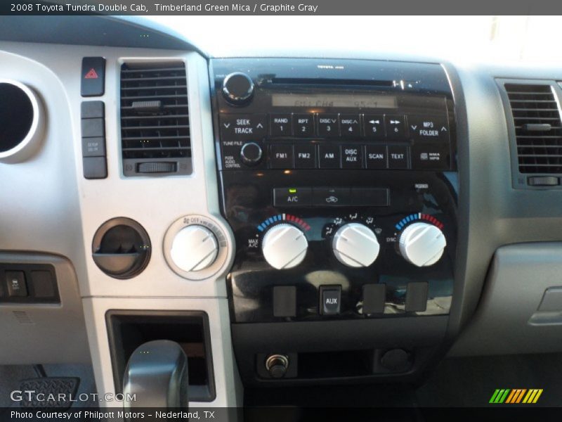 Timberland Green Mica / Graphite Gray 2008 Toyota Tundra Double Cab