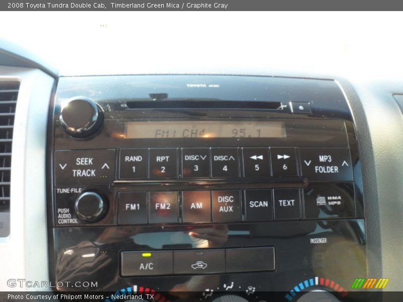 Timberland Green Mica / Graphite Gray 2008 Toyota Tundra Double Cab