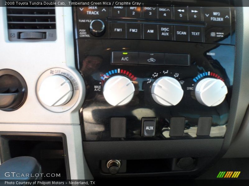 Timberland Green Mica / Graphite Gray 2008 Toyota Tundra Double Cab