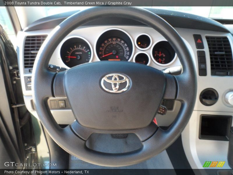 Timberland Green Mica / Graphite Gray 2008 Toyota Tundra Double Cab