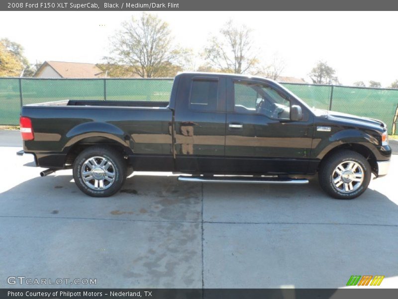 Black / Medium/Dark Flint 2008 Ford F150 XLT SuperCab