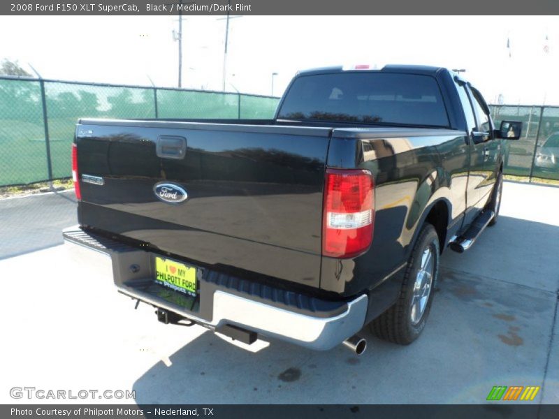 Black / Medium/Dark Flint 2008 Ford F150 XLT SuperCab